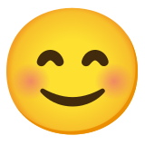 Lachend gezicht met lachende ogen - Noto Color Emoji