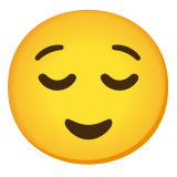 Opgelucht gezicht - Noto Color Emoji