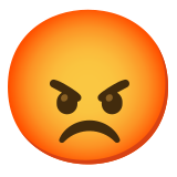 Pruilend gezicht - Noto Color Emoji