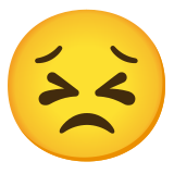 Volhardend gezicht - Noto Color Emoji