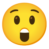 Verbaasd gezicht - Noto Color Emoji