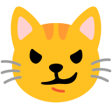 Gniffelende kat - Noto Color Emoji