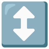 Pijl omhoog en omlaag - Noto Color Emoji