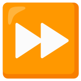 Knop voor snel vooruitspoelen - Noto Color Emoji