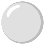 Witte cirkel - Noto Color Emoji