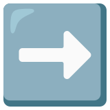 Pijl naar rechts - Noto Color Emoji