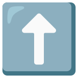 Pijl omhoog - Noto Color Emoji