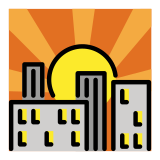 Zonsondergang - OpenMoji