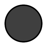 Nieuwe maan - OpenMoji