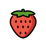 Aardbei - OpenMoji