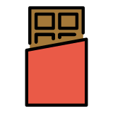 Chocoladereep - OpenMoji