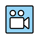 Knop voor filmen - OpenMoji