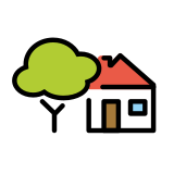Huis met tuin - OpenMoji