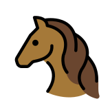 Paardengezicht - OpenMoji