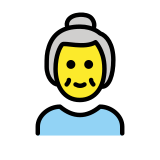 Oude vrouw - OpenMoji
