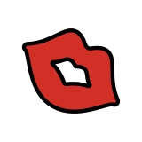 Lipafdruk - OpenMoji
