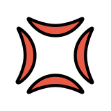 Woedesymbool - OpenMoji
