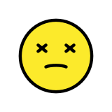 Duizelig gezicht - OpenMoji