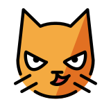 Gniffelende kat - OpenMoji