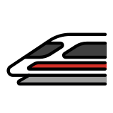 Hogesnelheidstrein - OpenMoji