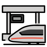 Treinstation - OpenMoji