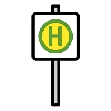 Bushalte - OpenMoji