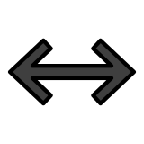 Pijl naar links en rechts - OpenMoji