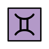 Tweelingen (sterrenbeeld) - OpenMoji