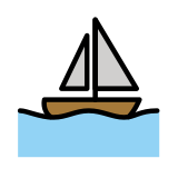 Zeilboot - OpenMoji