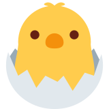 Kuiken uit ei - Twitter / X