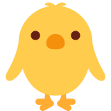 Naar voren kijkend kuikentje - Twitter / X