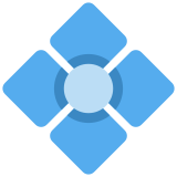 Ruitvorm met stip erin - Twitter / X