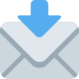 Envelop met pijl - Twitter / X