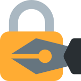 Slot met pen - Twitter / X