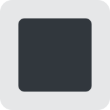 Witte vierkante knop - Twitter / X