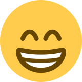 Stralend gezicht met lachende ogen - Twitter / X