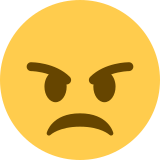 Boos gezicht - Twitter / X