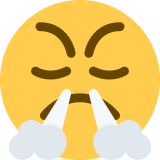 Gezicht blazend van woede - Twitter / X