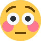 Blozend gezicht - Twitter / X