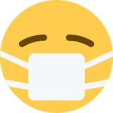 Gezicht met doktersmasker - Twitter / X