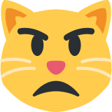 Pruilende kat - Twitter / X