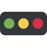 Horizontaal verkeerslicht - Twitter / X