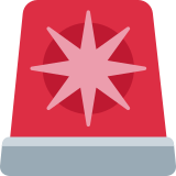 Zwaailicht van politieauto - Twitter / X