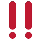 Dubbel uitroepteken - Twitter / X