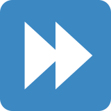 Knop voor snel vooruitspoelen - Twitter / X