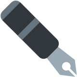 Kroontjespen met zwarte punt - Twitter / X