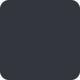 Groot zwart vierkant - Twitter / X