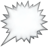 Boze spraakballon naar rechts