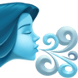 Gezicht dat wind blaast - Facebook