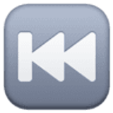 Knop voor vorige nummer - Facebook